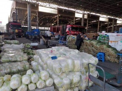 一波现场照片告诉你:上海市场蔬菜批发价格已经跌去一半,大白菜又回到“白菜价”